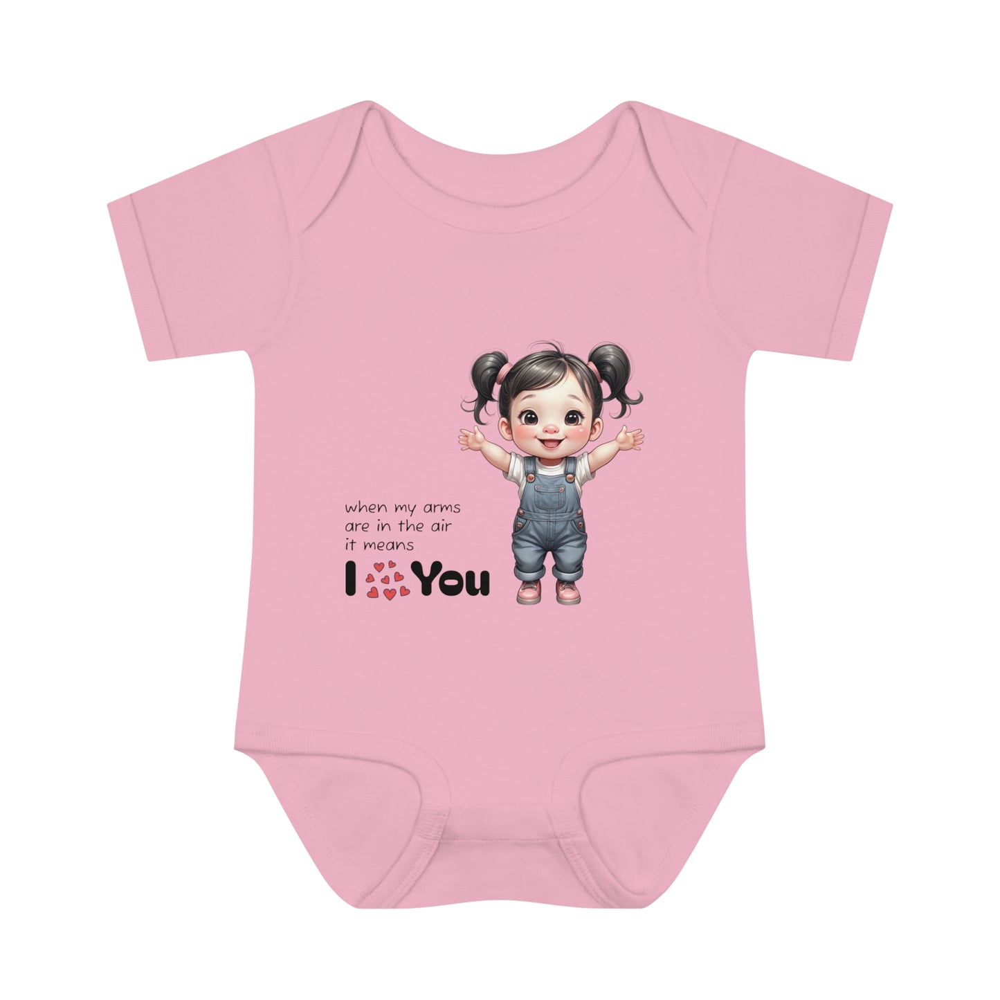 Arms Up Means Love | infant onesie