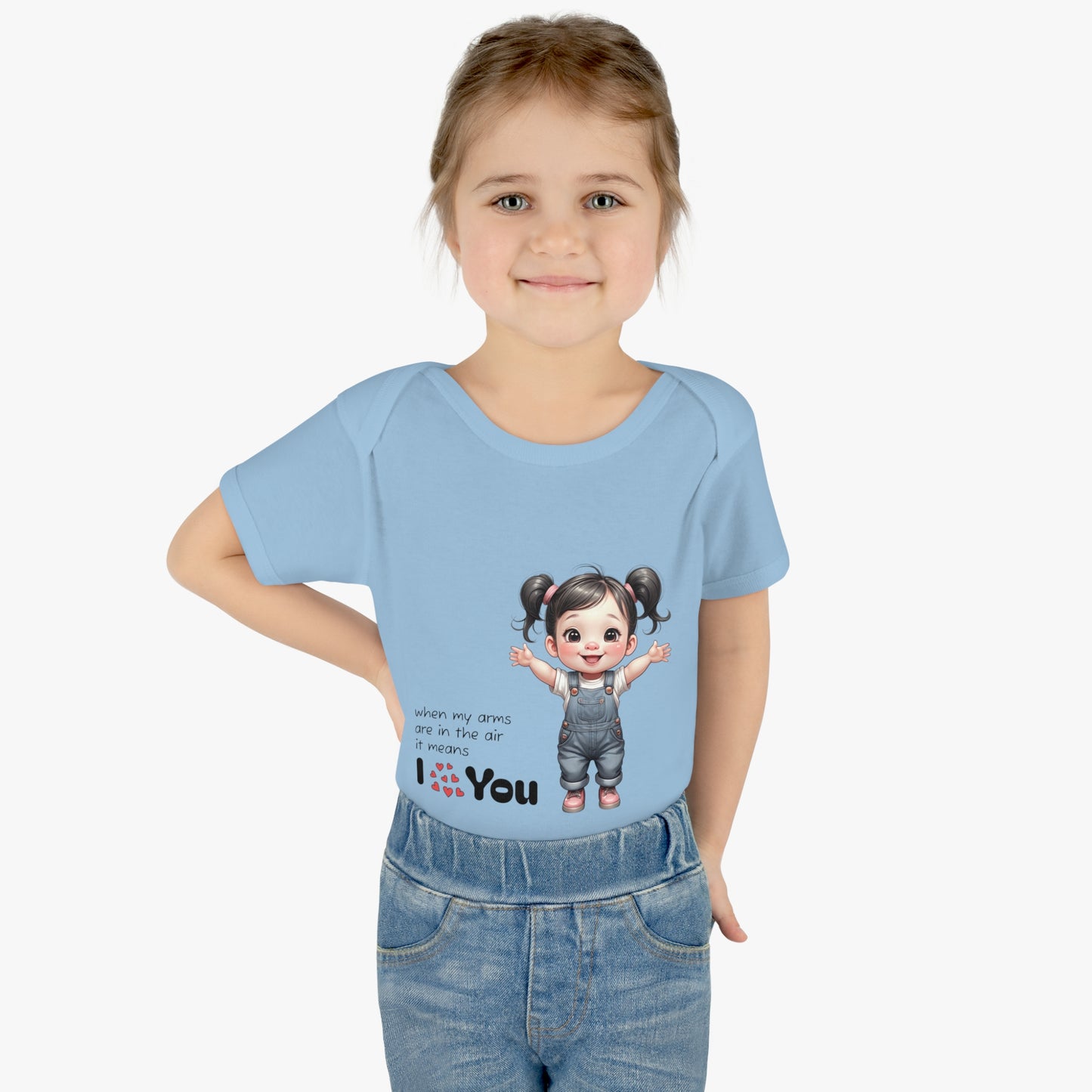 Arms Up Means Love | infant onesie